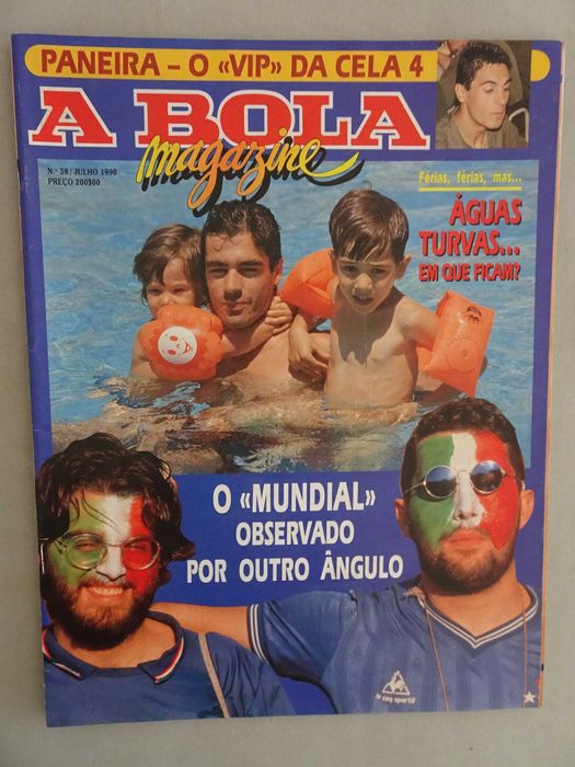 Revista A Bola Magazine nº 38 - 1990