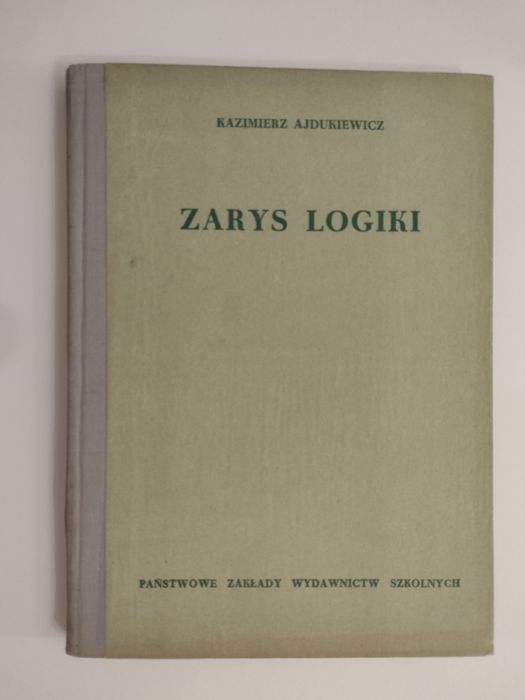 Zarys logiki Kazimierz Ajdukiewicz