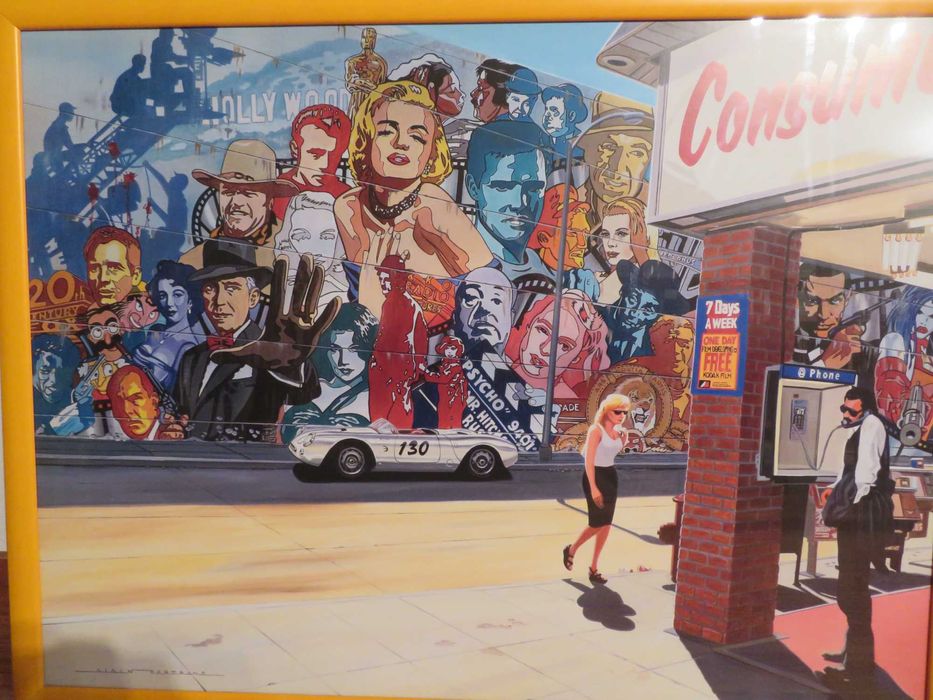 Quadro de poster do artista Alain Bertrand