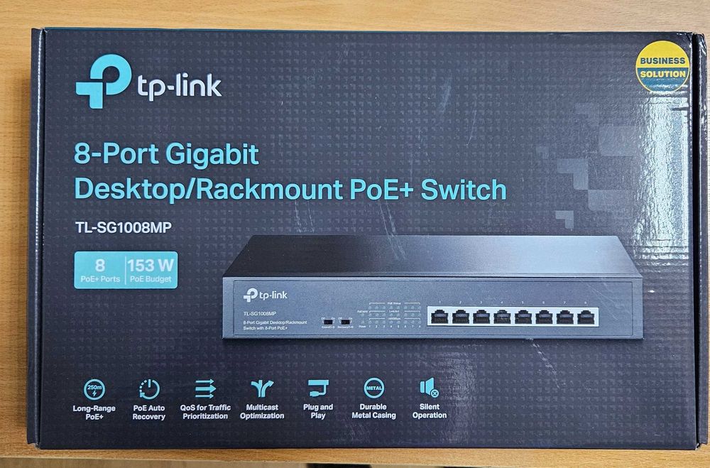 Комутатор TP-LINK TL-SG1008MP  PoE+