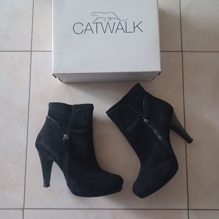 Botki CATWALK jak nowe 40/ salon 179 zł