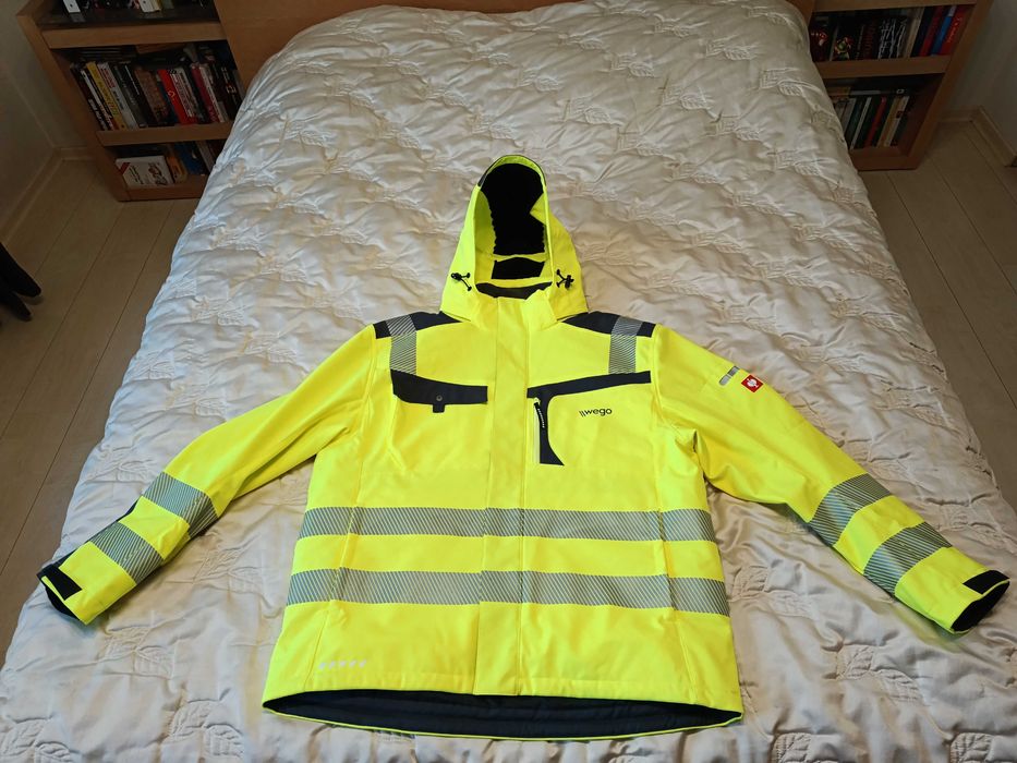 Męska robocza zimowa kurtka odblaskowa drogowa Engelbert Strauss Motion r. 2XL nowa