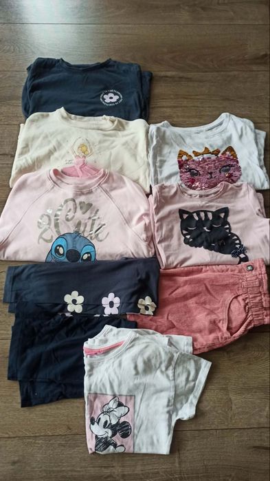 Paczka ubrań 128 dla dziewczynki