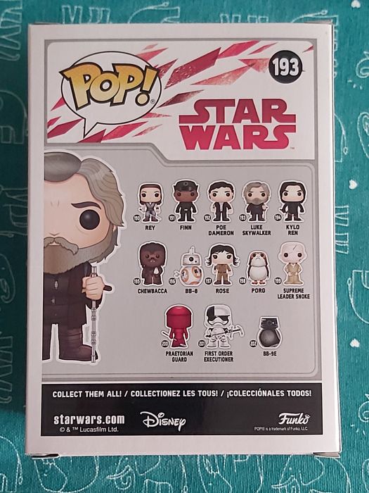Funko Pop STAR WARS 193 LUKE SKYWALKER