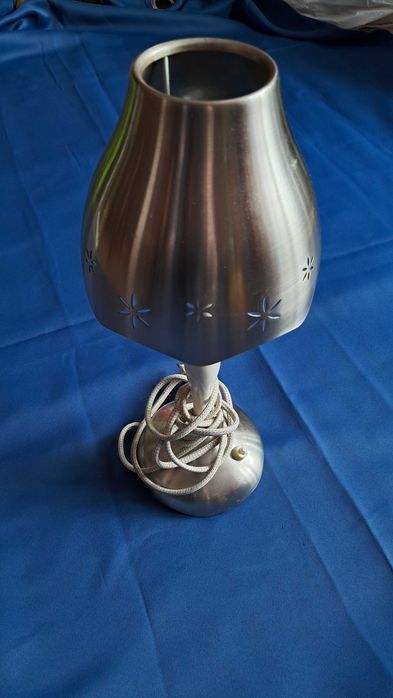 Lampka Nocna Ikea lata 90 chrom gwiazdy B0210