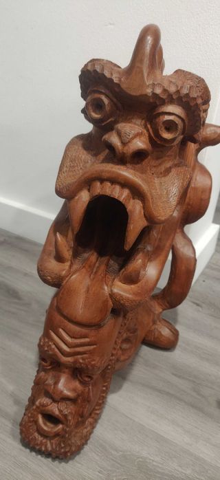 Arte Africana, várias peças em madeira, madeiras exótica