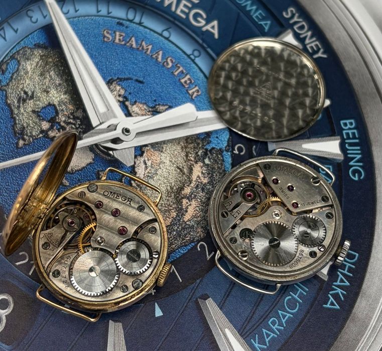 Zegarki Omega trench watch lata 20/30