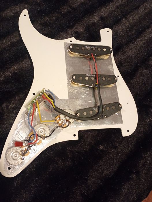 Pickguard fender Stratocaster gotowy komplet!