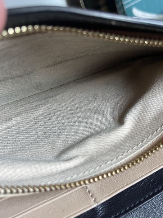 Skórzany portfel Chloe flap leather wallet