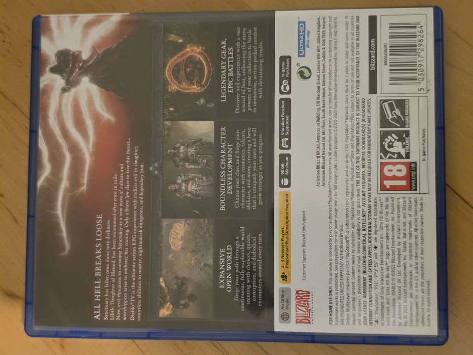 Диск ps5 playstation 5 Diablo 4