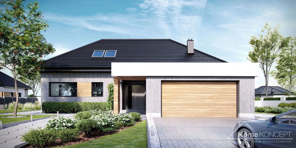 Projekt domu parterowego z poddaszem Homekoncept 29