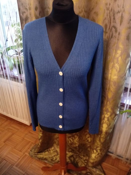 Sweter damski niebieski rozmiar 38 firma Shein