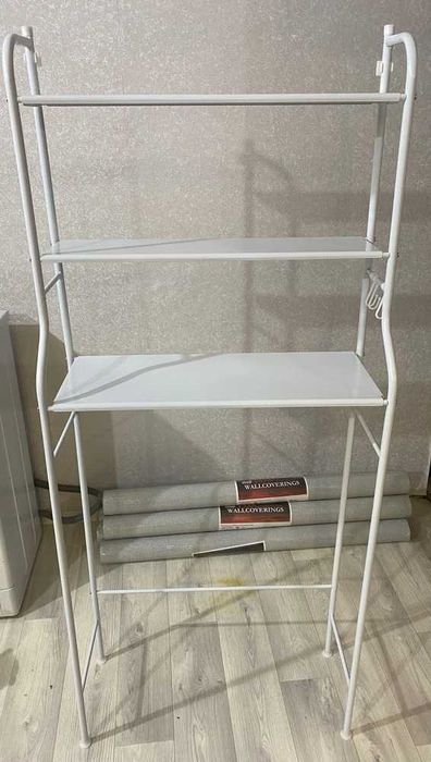 Стеллаж для машинки стиральной - 66,7х156.7cм полиця у ванну кiмнaту