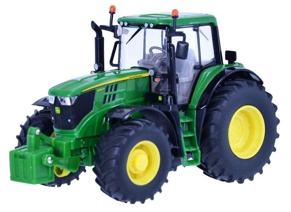 John Deere traktor 6195M TOMY pudełko,125x228 mm