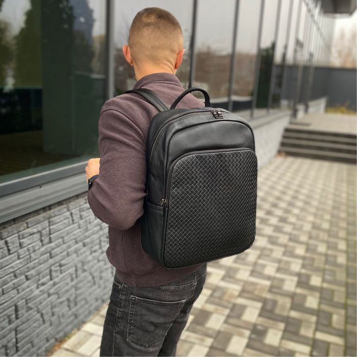 Чоловічий рюкзак натуральна шкіра портфель стильний TimberPack