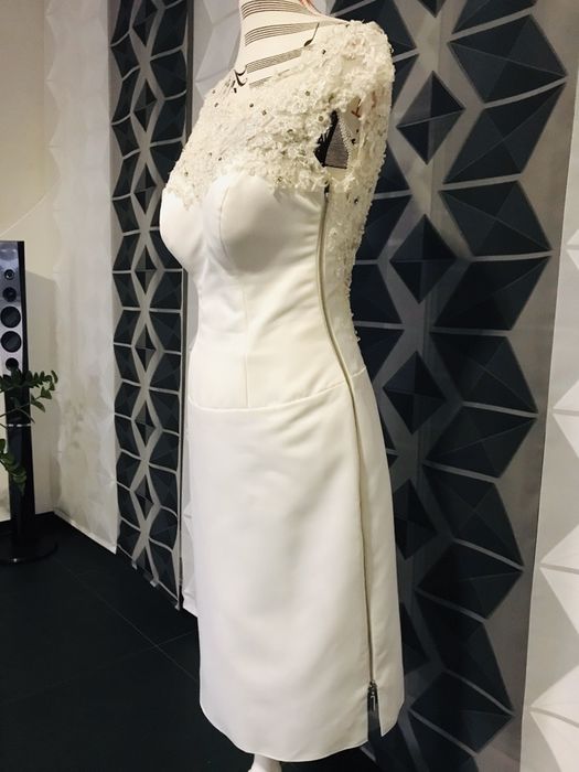 Suknia ślubna dwuczęściowa jesienno-zimowa