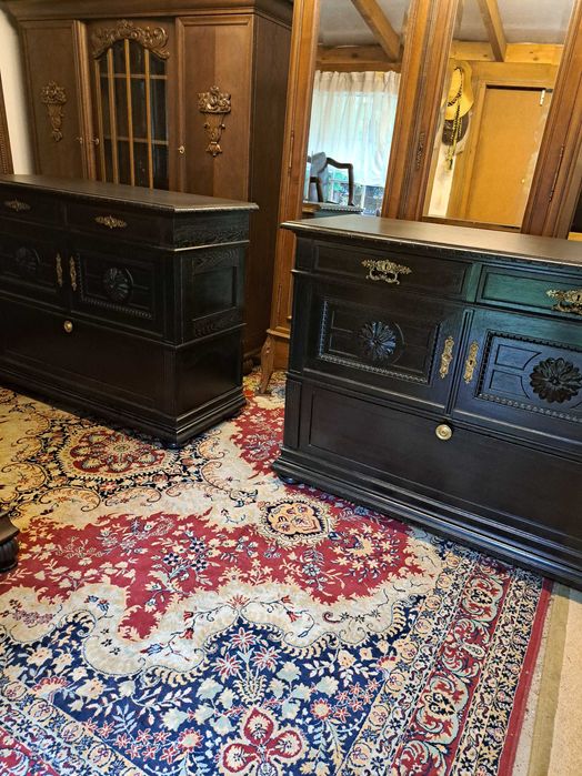 Komoda dębowa art deco