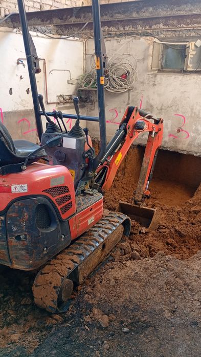 Usługi minikoparką, prace ziemne