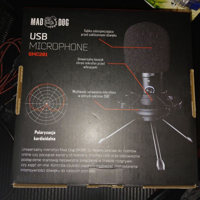 Mikrofon maddog stan doskonały OKAZJA