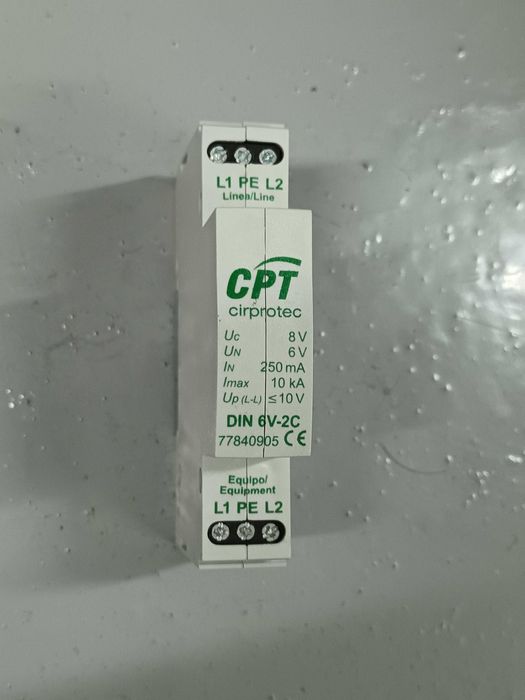 Protector Sinal Analógico CPT Ciprotec DIN 6V-2C64584639259009120