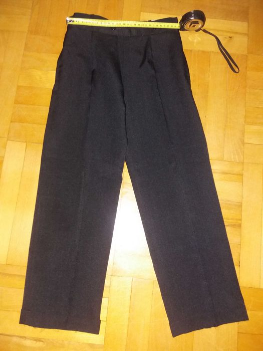 Spodnie czarne eleganckie komunijne 128/134