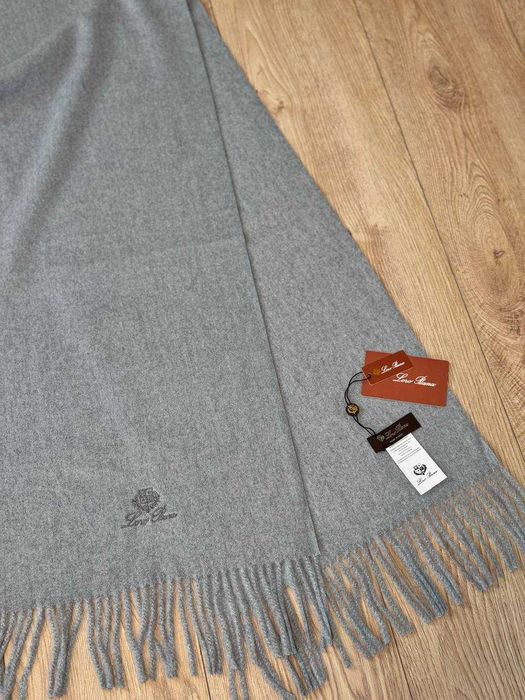 Шарф Loro Piano Сірий / Шарфик Лоро Піано Шалик