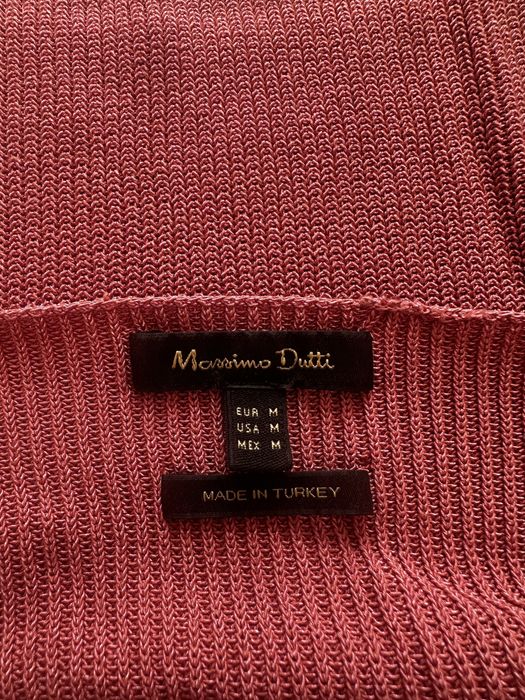 Różowy damski sweterek mieniący sweter 79% wiskoza M 38 Massimo Dutti