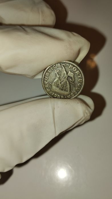 Moeda Replica Super Rara da República Portuguesa 1982