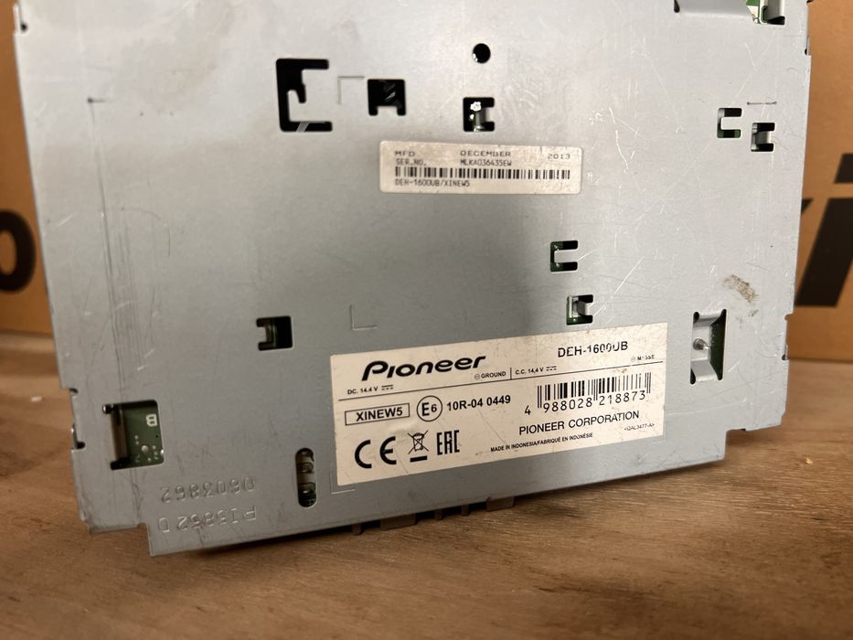 Radio Pioneer 1 DIN DEH 1600 UB