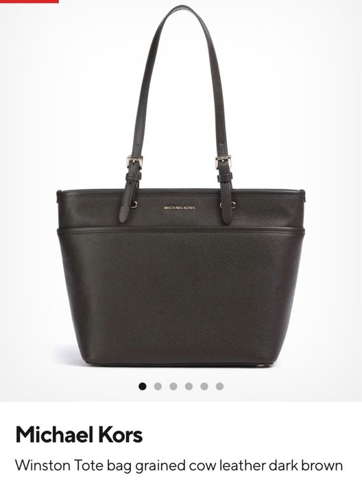 Шкіряна сумка Michael Kors Winston оригінал