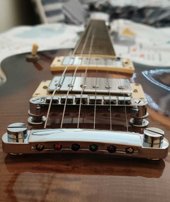 Guitarra ESP LTD EC-256 FM Dark Brown Sunburst