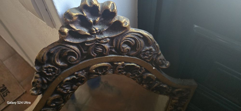 Espelho talha dourada