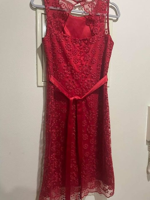 Vestido cerimonia novo renda