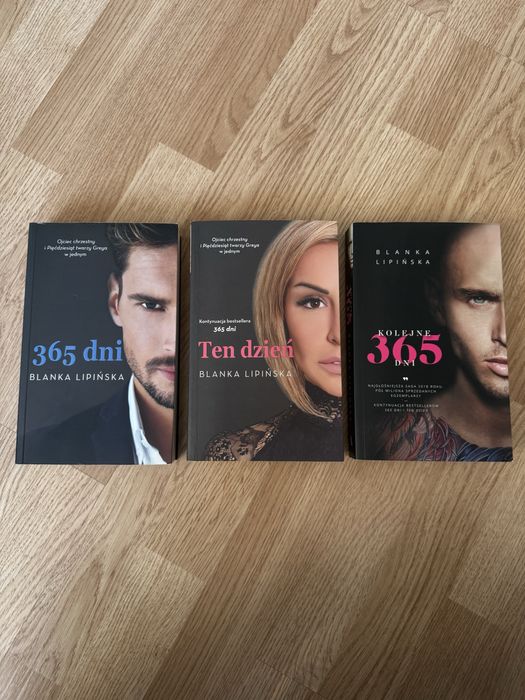 Blanka Lipińska trylogia 365 dni, ten dzień, kolejne 365 dni seria