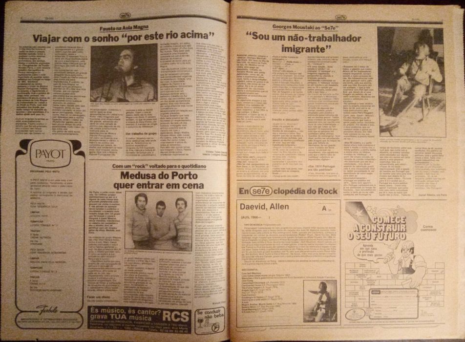 José Afonso	- - -		Se7e - nr. 250	- - - - -	Jornal