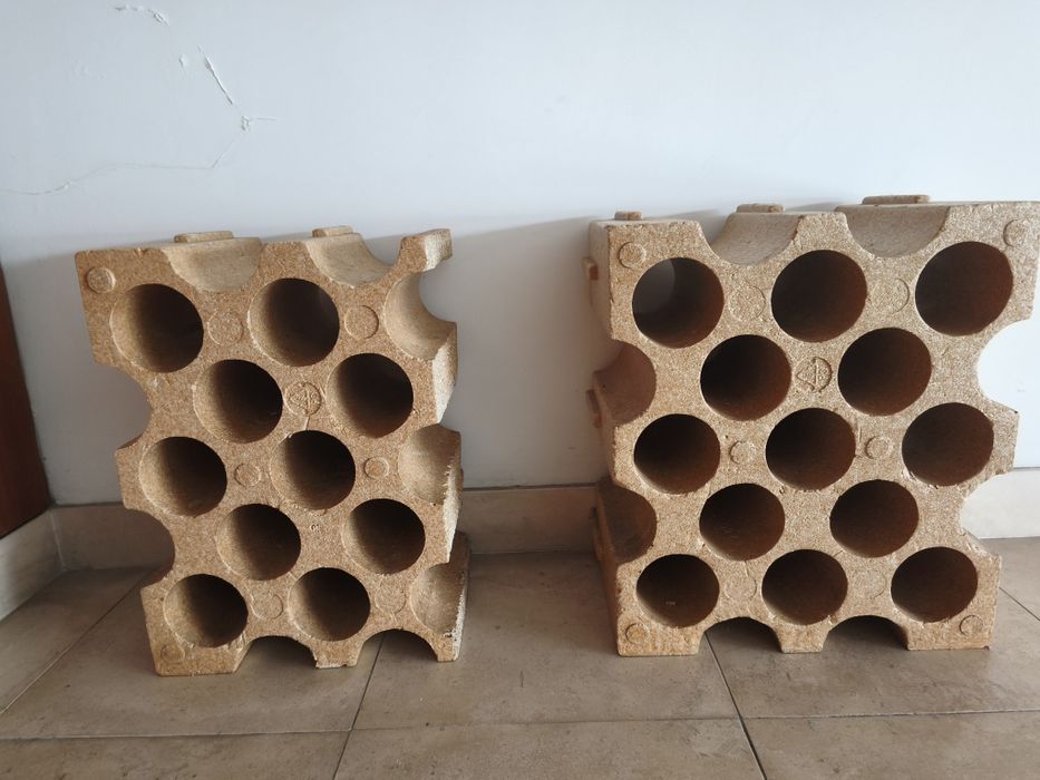 Garrafeiras Modulares Térmicas / Suporte para Garrafas em Esferovite (2 unidades)