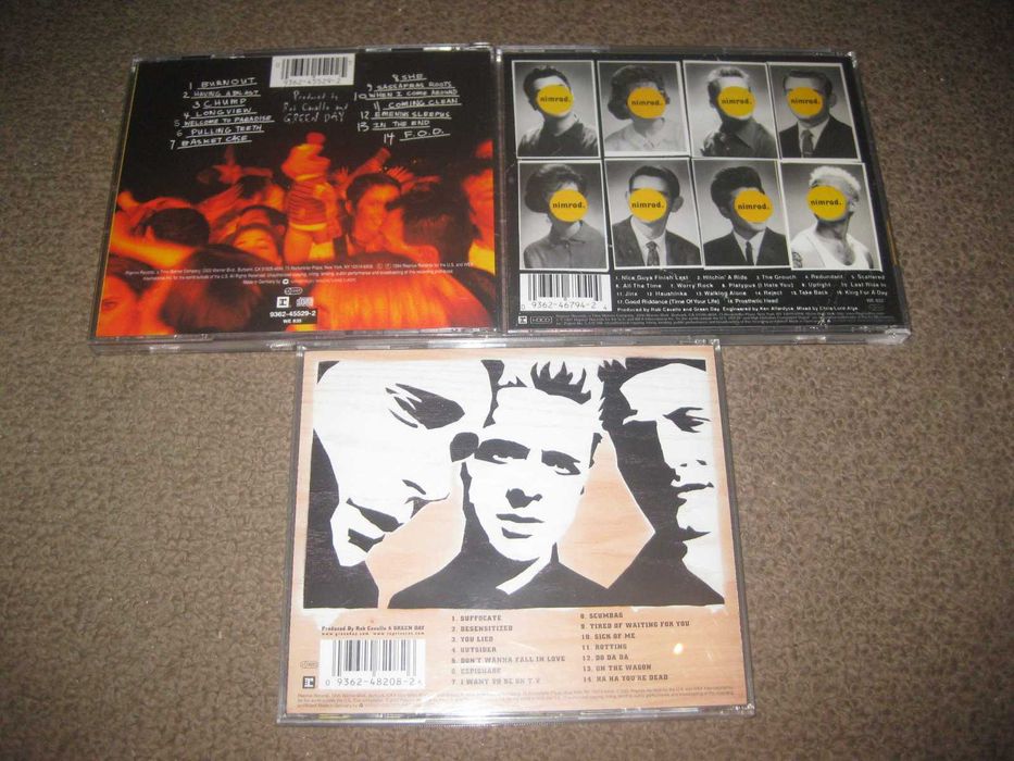 3 CDs dos "Green Day" Portes Grátis!