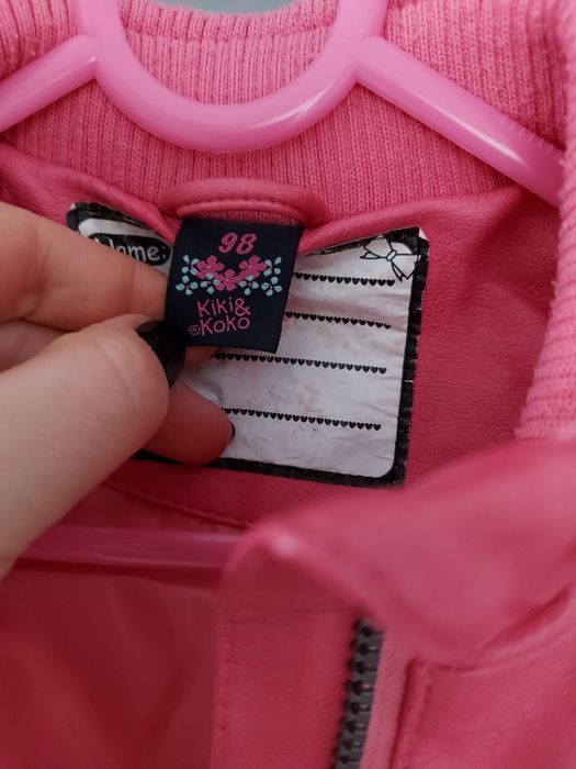 Kurtka dla dziewczynki rozm. 98 ekoskóra
