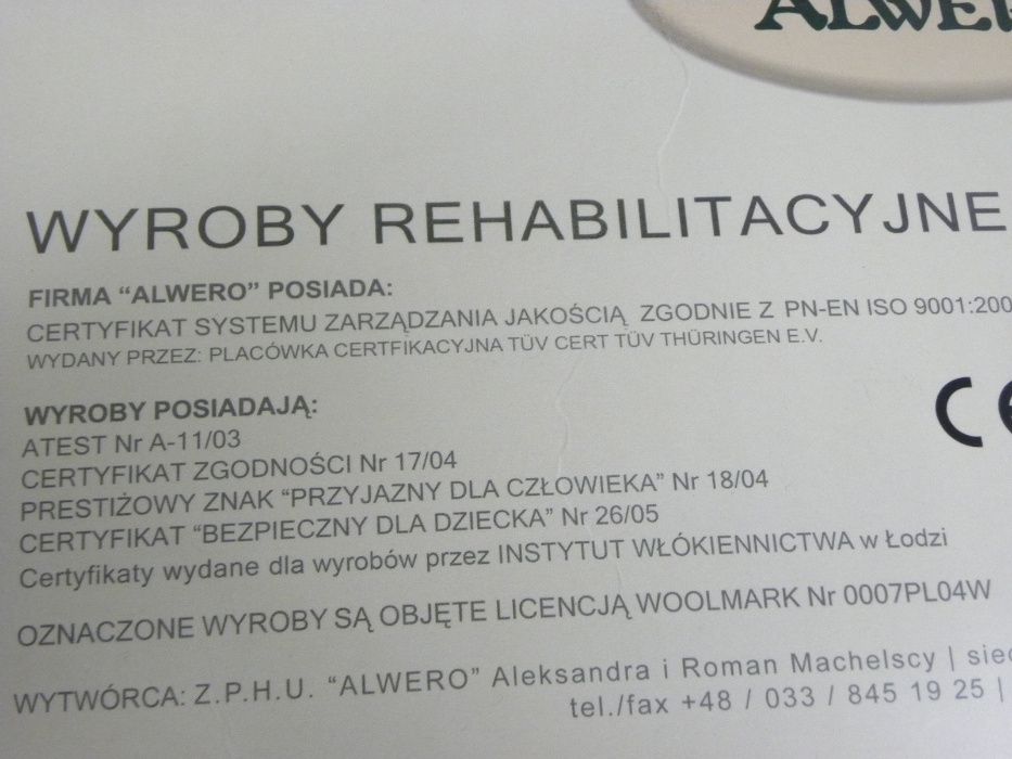 Pakiet wyrobów z wełny owczej