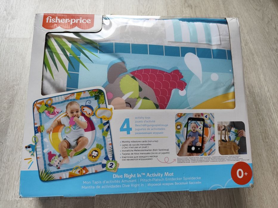 Tapete de atividades e de tirar fotos