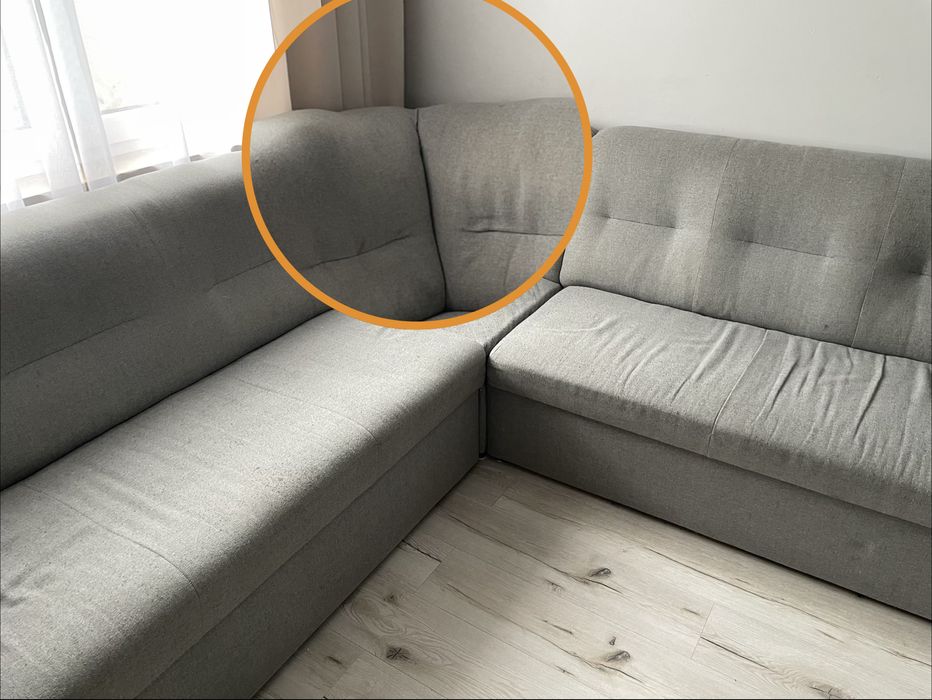 Narożnik z funkcja spania