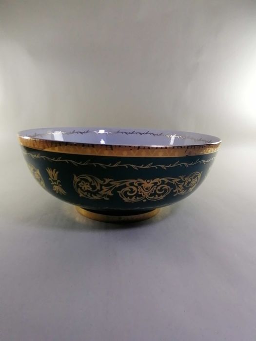 Taças Galé cornucópias Porart - Branca e verde