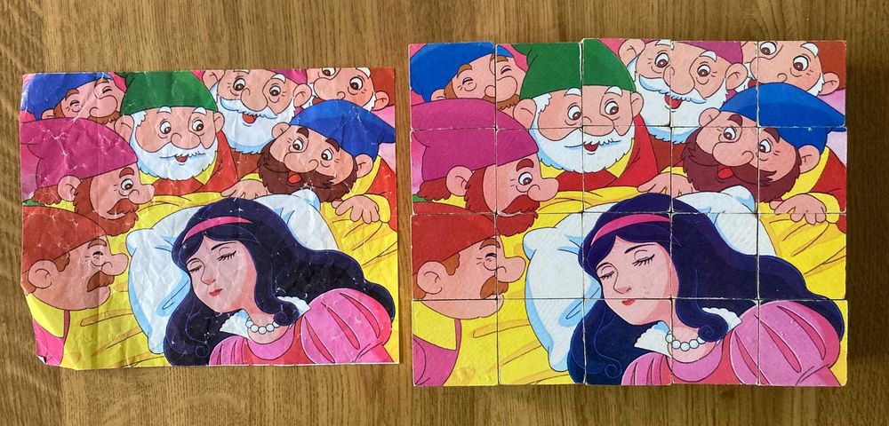 Puzzles de Cubos - Contos de Fadas