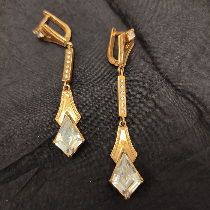 Позолоченные серебряные украшения