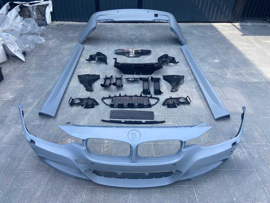 Обвес bmw f30 m pakiet бампер передний бмв ф30 м пакет бампер задний