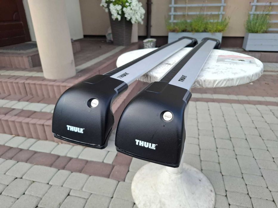 Thule Bagażnik Dachowy Rowerowy BMW X1 E84 Belki Poprzeczki Na Relingi