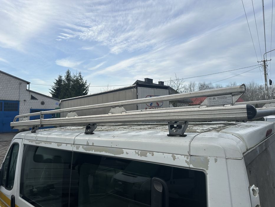 Aluminiowy bagażnik dachowy jumper boxer ducato L1H1