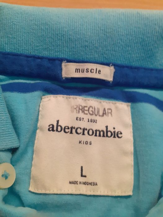 Turkusowe polo  Abercrombie