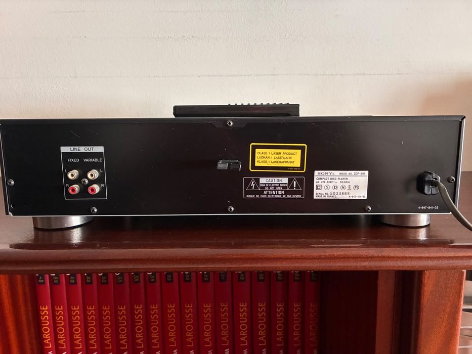 Leitor de CDS SONY CDP-597 (Made in France)
