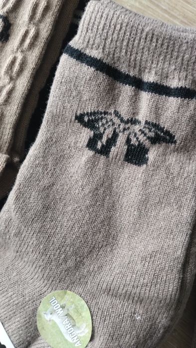 5×damskie skarpetki długie wełniane 35-38